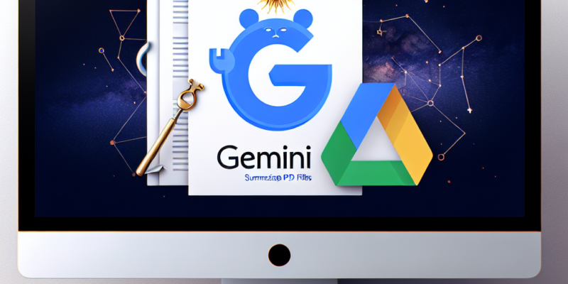 Gemini תסכם לכם את קבצי ה-PDF ב-Google Drive